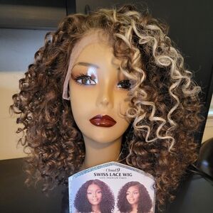 Sensationnel Cloud 9 What Lace?  Swiss Lace Frontal Wig - Leena (Balage Mocha)